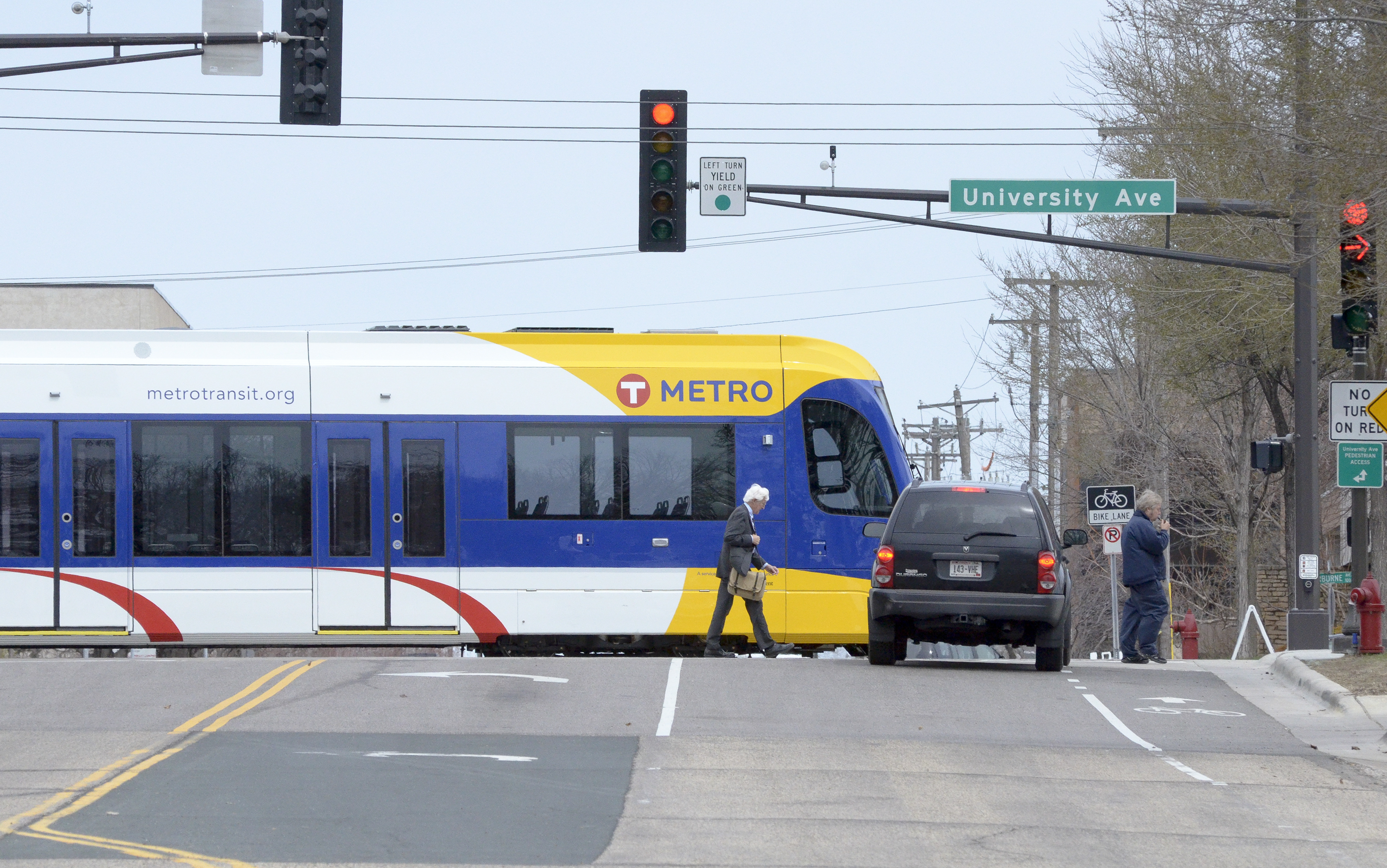 A Green Line light rail train near the Capitol. House Photography file photo